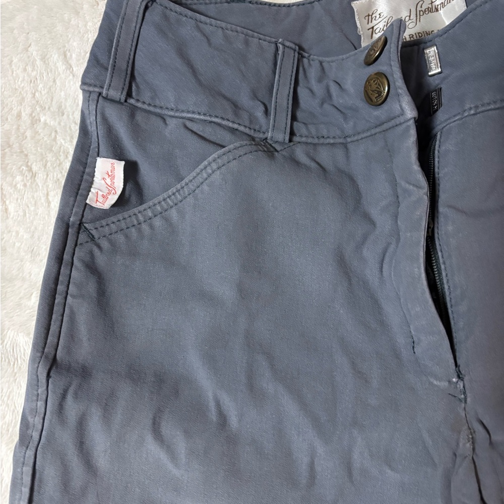 The Tailored Sportsman Gray Riding Pants - Picture 2 of 10